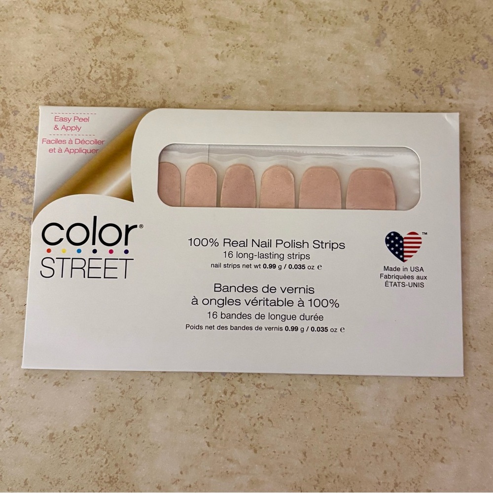 4/$30 Color Street Nail Polish Strips - Blushing in Flushing